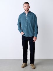 Blue Long Sleeve Cord Shirt - Image 4 of 9