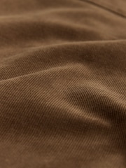 Tan Brown Western Styling Long Sleeve Cord Shirt - Image 7 of 9