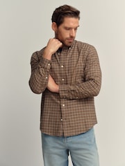 Neutral Long Sleeve Check Shirt - Image 1 of 8