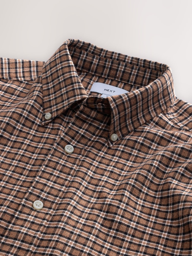 Neutral Long Sleeve Check Shirt - Image 8 of 8