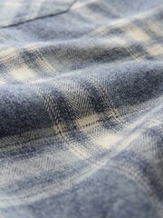 Blue Long Sleeve Check Shirt - Image 7 of 8