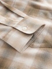 Neutro - Camisa de manga comprida com estampa nas costas em Check - Imagem 10 de 10