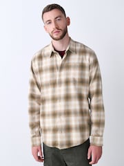 Neutro - Camisa de manga comprida com estampa nas costas em Check - Imagem 3 de 10