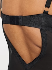 KBX Black Tessa Mesh & Lace Underwired Body - Image 6 of 8