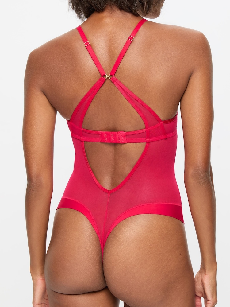 KBX Red Zadie Mesh Underwired Body - Image 2 of 8