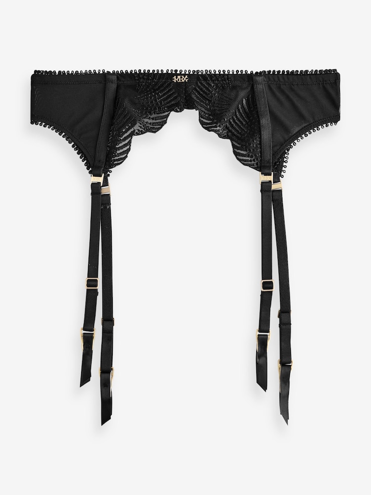 KBX Lana Shell Embroidery Suspender - Image 1 of 4