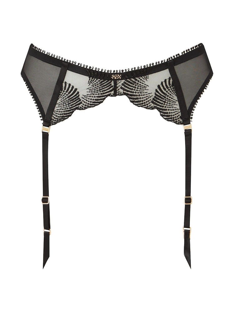 KBX Lana Shell Embroidery Suspender - Image 2 of 4