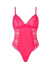 KBX Harper Scalloped Lace Non Wired Plunge Body - صورة 5 من 5