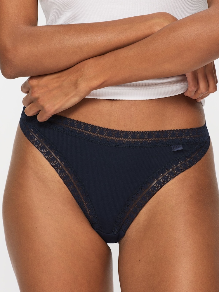 KBX White Thong Brazilian Knickers 3 Pack - Image 10 of 11