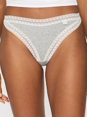 KBX White Thong Brazilian Knickers 3 Pack - Image 6 of 11