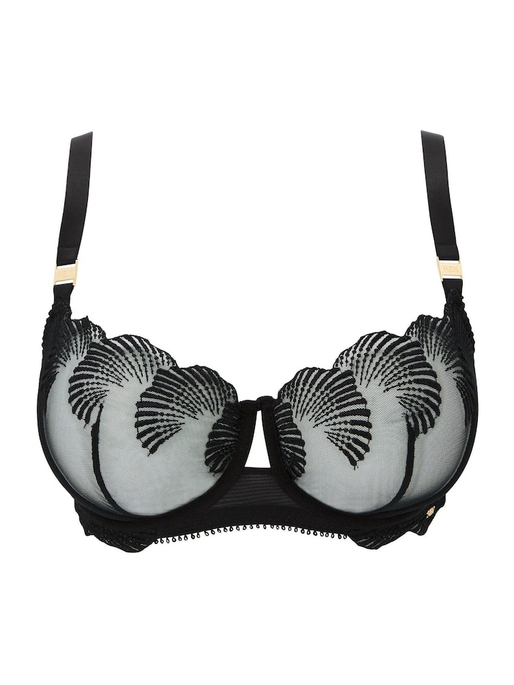 KBX Lana Shell Embroidery Non Pad Balcony Bra - Image 7 of 9