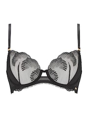 KBX Lana Shell Embroidery Non Pad Balcony Bra - Image 8 of 9