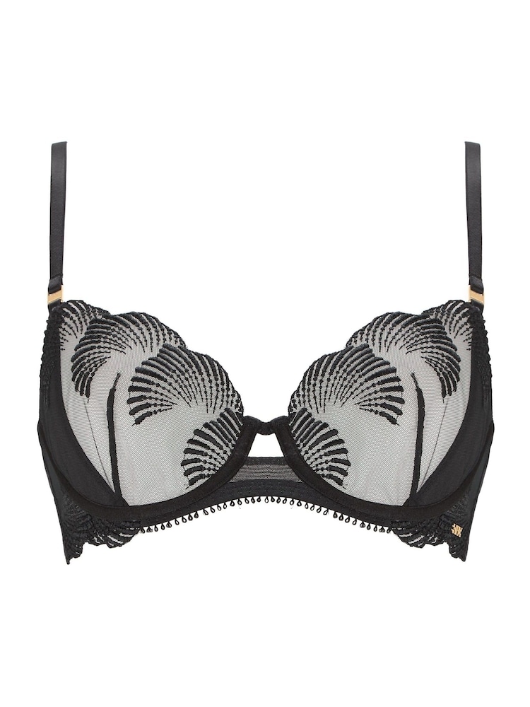 KBX Lana Shell Embroidery Non Pad Balcony Bra - Image 8 of 9