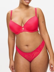 KBX Harper Scalloped Lace Smooth Padded Plunge Bra - Imagen 5 de 8
