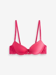 KBX Harper Scalloped Lace Smooth Padded Plunge Bra - Imagen 8 de 8
