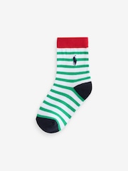Komplet 3parov fantovskih nogavic z okroglim ovratnikom Polo Ralph Lauren - Slika 3 iz 6