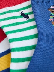 Komplet 3parov fantovskih nogavic z okroglim ovratnikom Polo Ralph Lauren - Slika 6 iz 6
