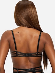 Черный - Ann Summers Sheer Desire Illusion Mesh Non Pad Plunge Bra - Изображение 2 из 6