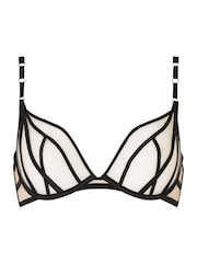 Черный - Ann Summers Sheer Desire Illusion Mesh Non Pad Plunge Bra - Изображение 6 из 6