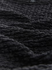 Black Texture Half Sleeve T-Shirt - Image 2 of 3