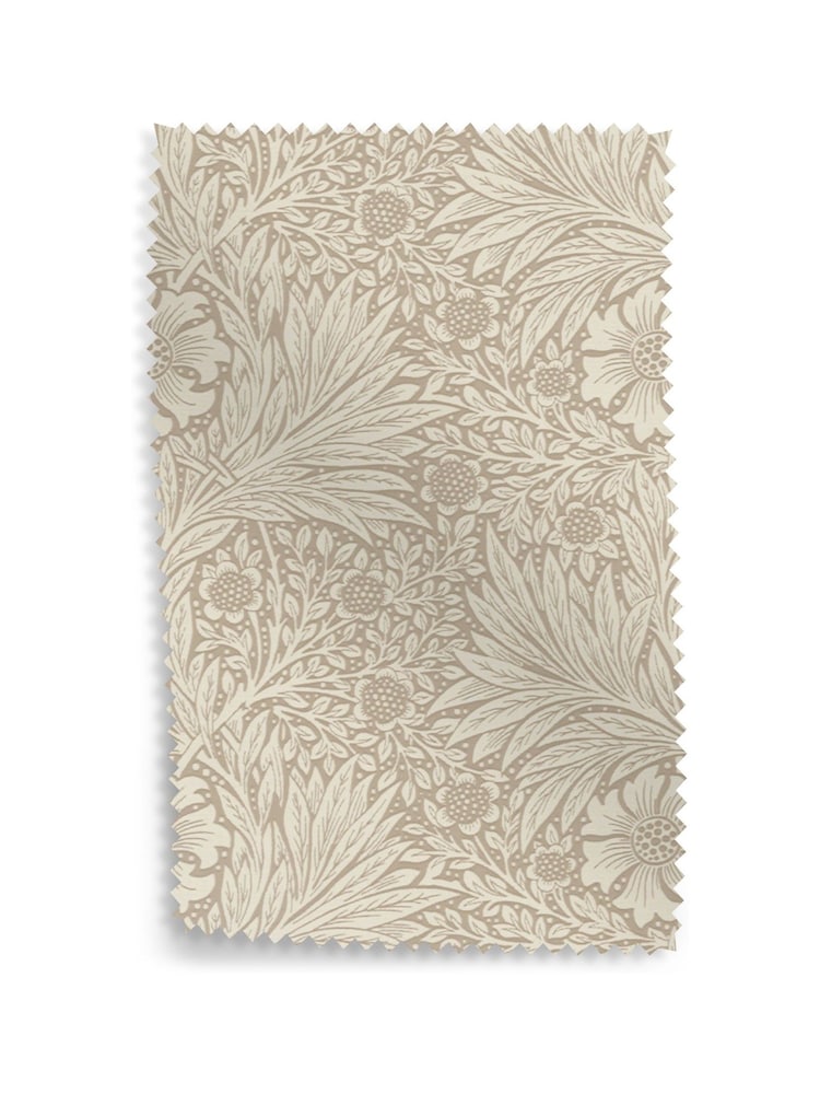 Morris & Co Linen Natural Marigold by Morris and Co Upholstery Swatch - Image 1 of 1