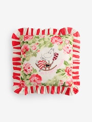 Cath Kidston Red Moomin Mamma Ruffle Edge Cushion - Image 5 of 7