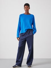 Azul - Hush Matilda 100% Cotton Raglan T-Shirt - Imagen 2 de 5