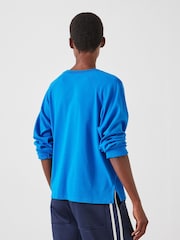 Azul - Hush Matilda 100% Cotton Raglan T-Shirt - Imagen 3 de 5