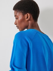 Azul - Hush Matilda 100% Cotton Raglan T-Shirt - Imagen 4 de 5
