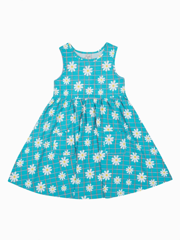Frugi Blue Holiday Summer Dress - Image 1 of 6 Frugi Blue Holiday Summer Dress - Image 1 of 6