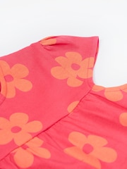 Frugi Pink Floral Horse Dress - Girls' Dress - Image 2 of 4