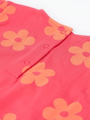 Frugi Pink Floral Horse Dress - Girls' Dress - Image 4 of 4