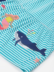 Frugi Kids Blue Pixy 100% Cotton Dress - Image 5 of 5