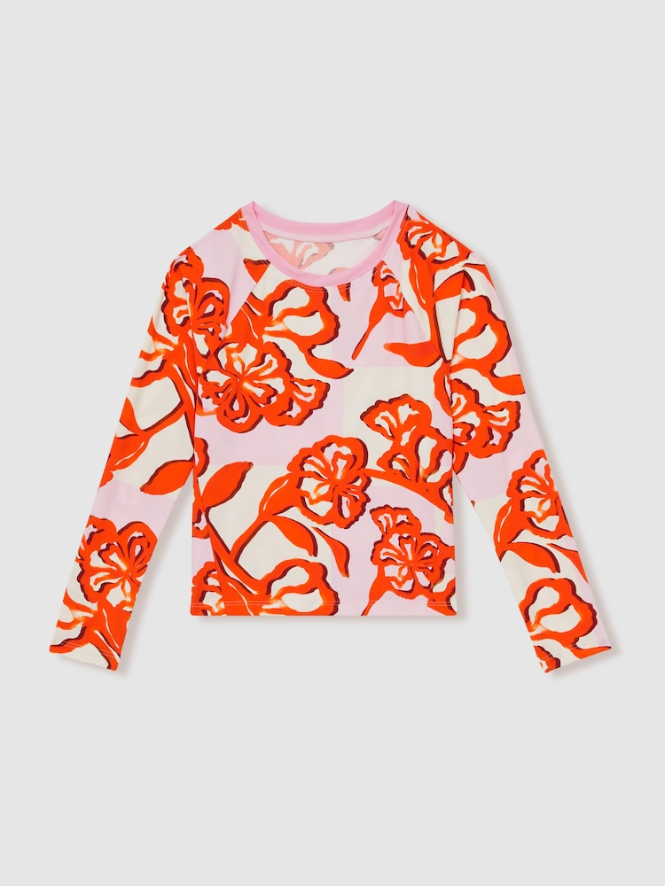 Reiss Whitney Sun Safe Long-Sleeve Top - Imagen 2 de 4