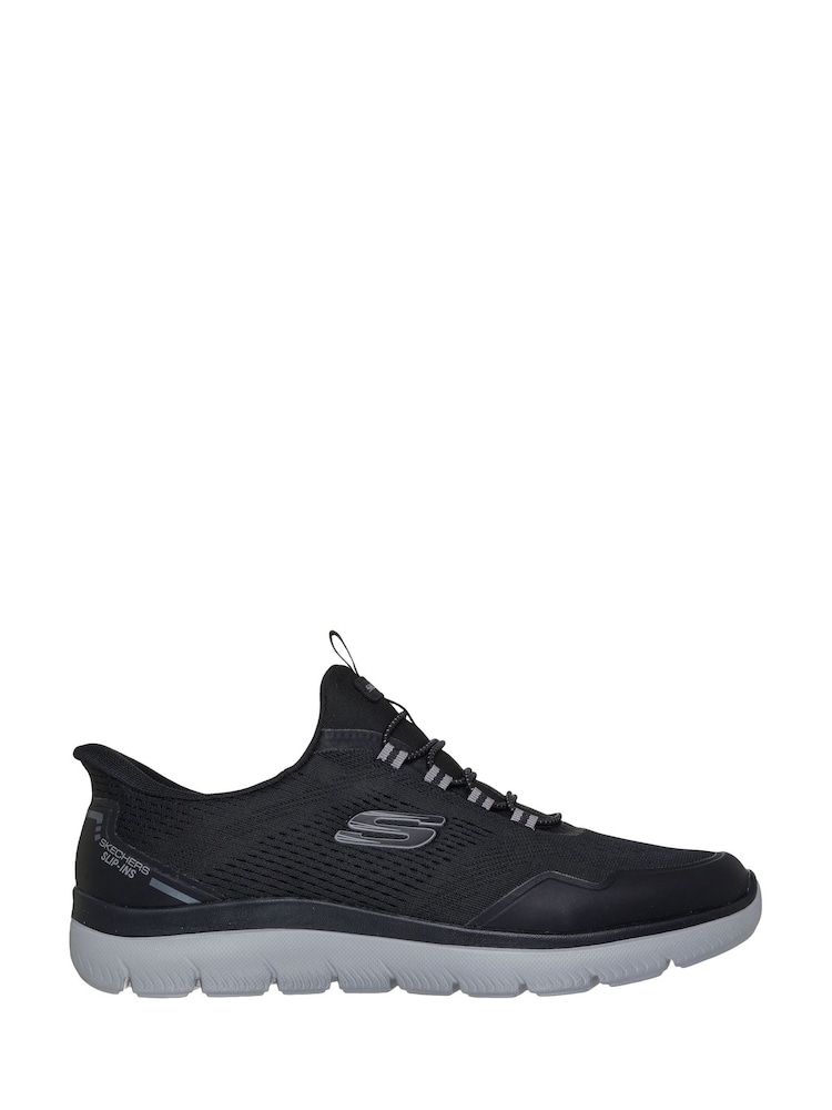 Skechers Black Slip-Ins Summits Top Rate Trainers - Image 1 of 5
