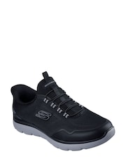 Skechers Black Slip-Ins Summits Top Rate Trainers - Image 3 of 5