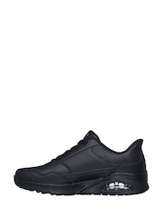 Skechers Black Slip-Ins Uno Banksia Luxe Trainers - Image 2 of 5