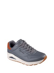 Skechers Grey Uno Tailored Air Trainers - Image 3 of 5