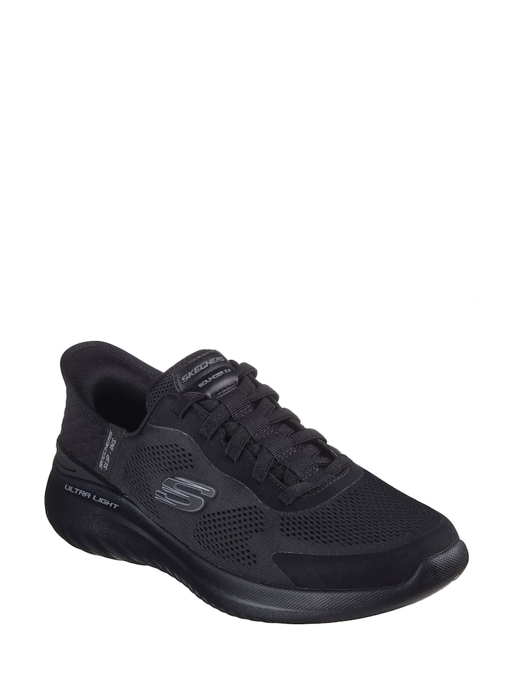 Skechers Black Slip-ins Bounder 2.0 Emerged Trainers - Image 2 of 3 Skechers Black Slip-ins Bounder 2.0 Emerged Trainers - Image 2 of 3