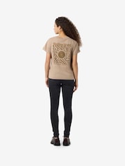 NOISY MAY Brown Rolling Stones Graphic Back Print T-Shirt - Image 2 of 4