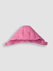 Pink - JoJo Maman Bébé Puffer Jacket - Image 6 of 9