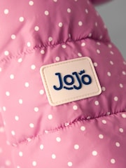 Pink - JoJo Maman Bébé Puffer Jacket - Image 9 of 9