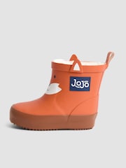 JoJo Maman Bébé Orange Fox Wellies - Image 6 of 6