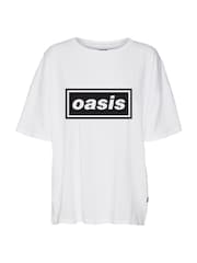 NOISY MAY White Oasis Graphic Short Sleeve T-Shirt - Image 6 of 6