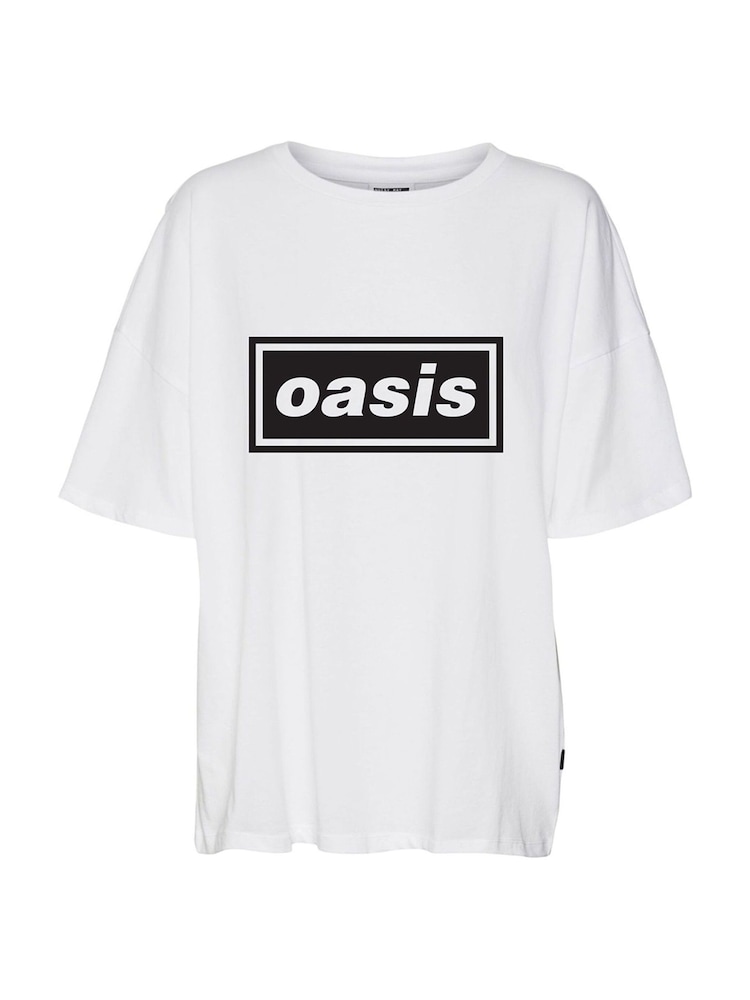 NOISY MAY White Oasis Graphic Short Sleeve T-Shirt - Image 6 of 6 NOISY MAY White Oasis Graphic Short Sleeve T-Shirt - Image 6 of 6