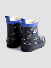 Hellblau - JoJo Maman Bébé Rust Cosy Lined Ankle Wellies - Bild 2 von 4