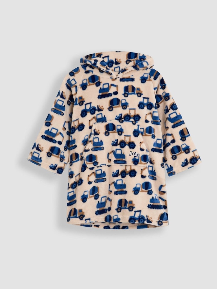 JoJo Maman Bébé Stone Construction Cosy Hooded Blanket - Image 1 of 4