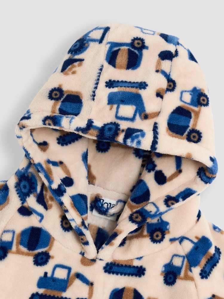 JoJo Maman Bébé Stone Construction Cosy Hooded Blanket - Image 2 of 4