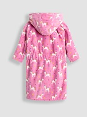 JoJo Maman Bébé Dark Pink Peter Rabbit™ Bath Robe - Image 2 of 3