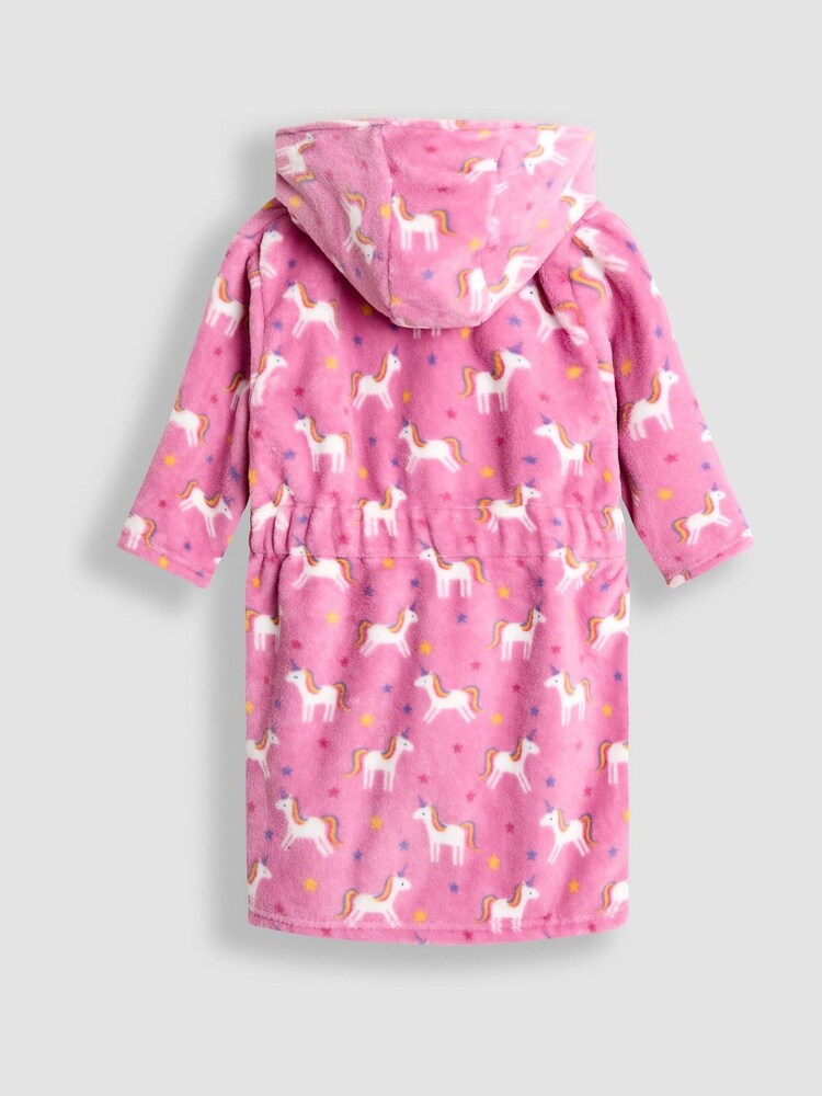 JoJo Maman Bébé Dark Pink Peter Rabbit™ Bath Robe - Image 2 of 3